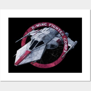 R - WING FIGHTER CORPS RED ONE Posters and Art